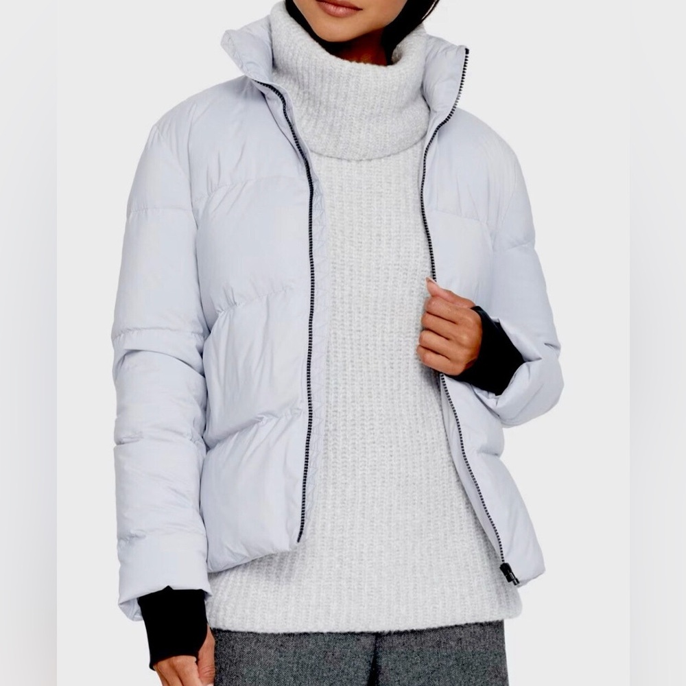 THEORY STAND PUFFER CH COAT**********SIZE: SMALL